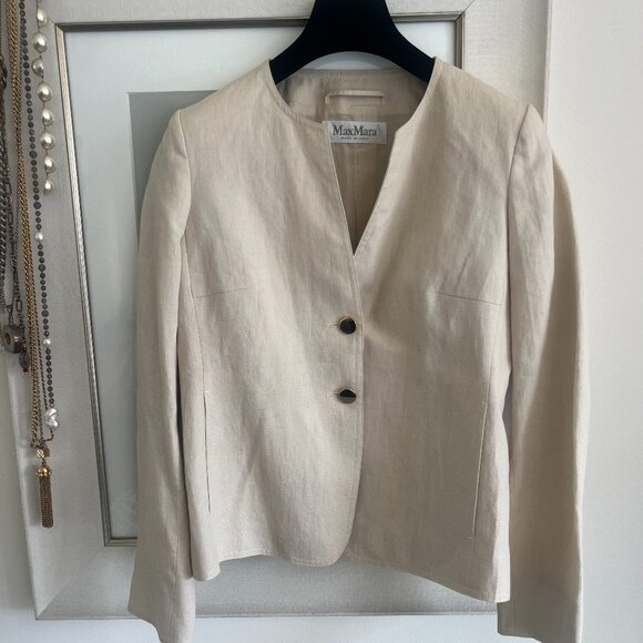 Max Mara Linen Jacket - Picture 1 of 5